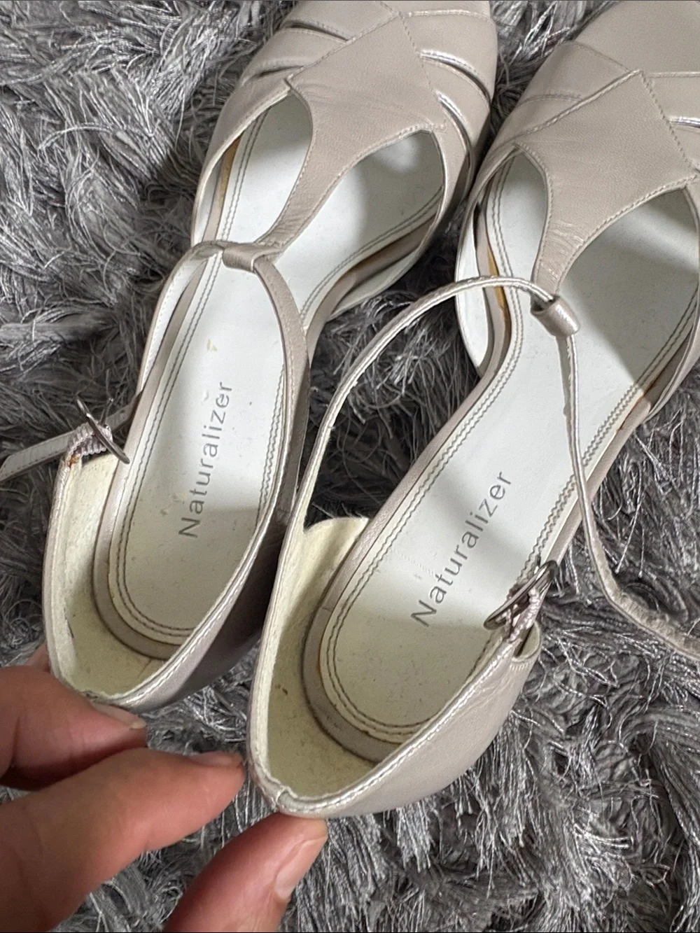 Naturalizer Blush Open-Toe Slingback Heels